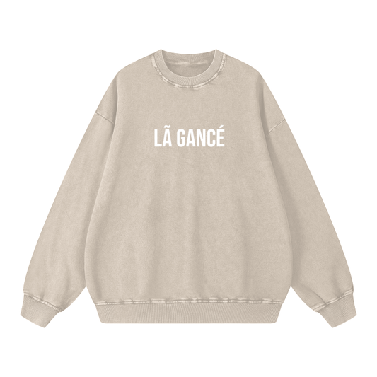 Là Gance Acid Wash Oversize Sweatshirt - 360 GSM